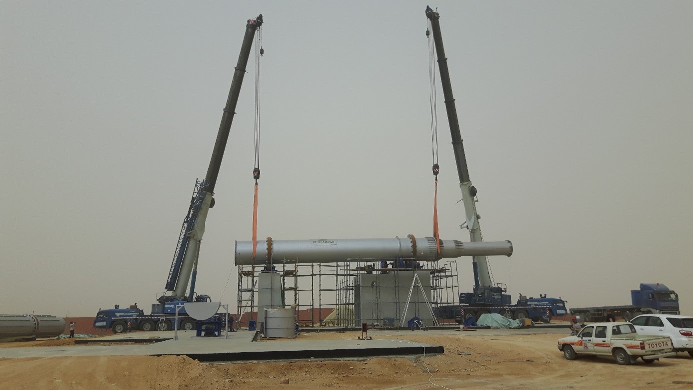 Drehrohrofen, Saudi Arabien 2